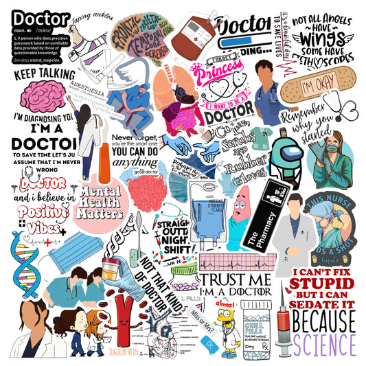 Doctor Edition Sticker Pack of 62