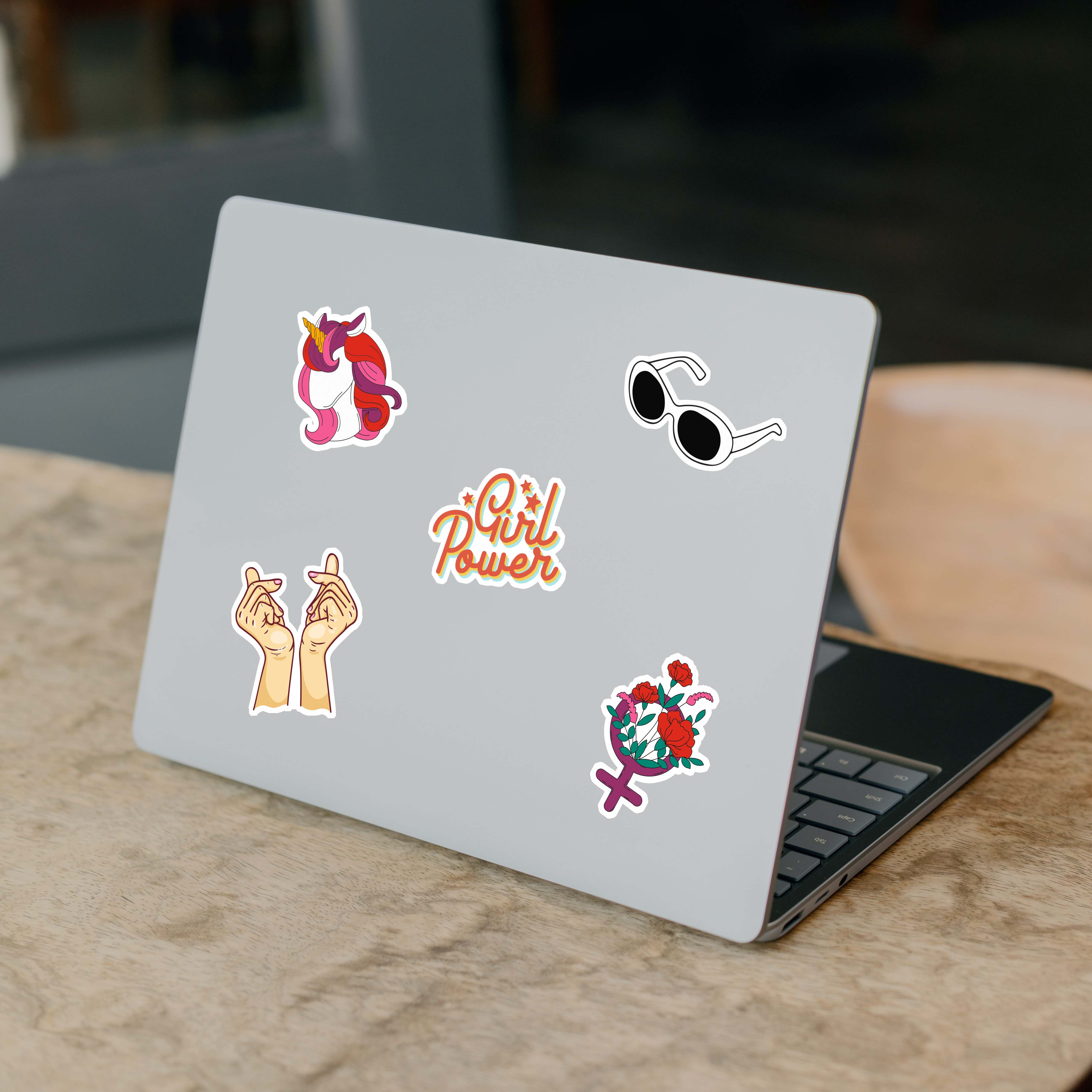 Laptop outlets stickers