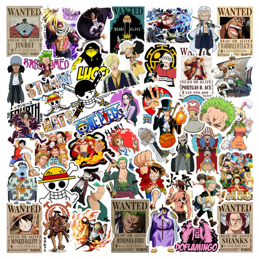 One Piece Anime Laptop Sticker Pack Of 54