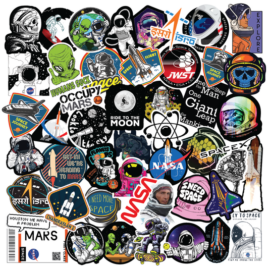 Space Nasa Edition Laptop Sticker Pack Of 53