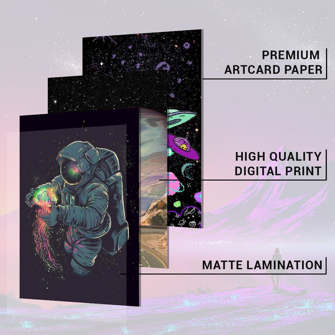 Space Wall Collage Kit Pack Of 54 Posters