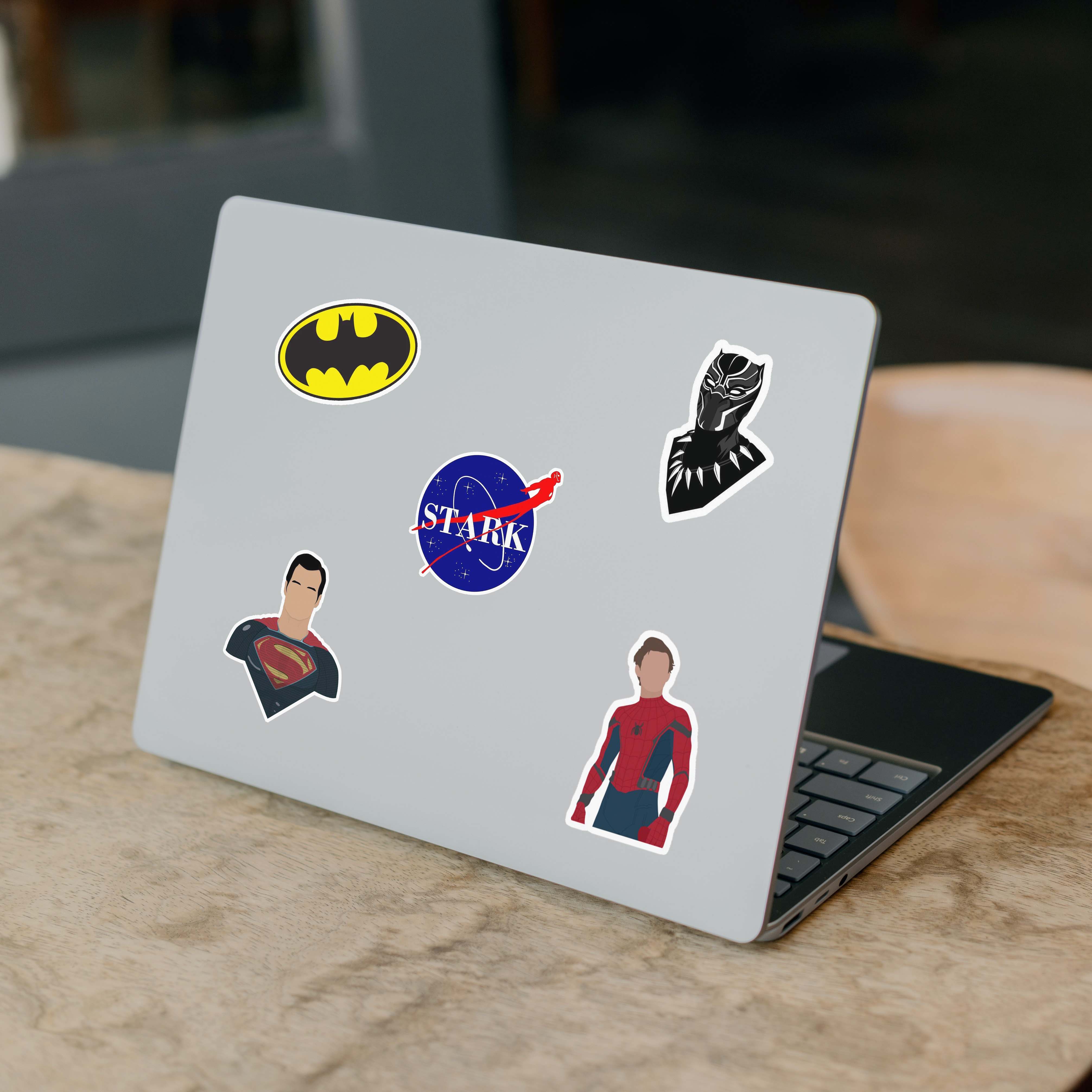 Superhero Marvel Dc Laptop Sticker Pack of 52 – Stickerly