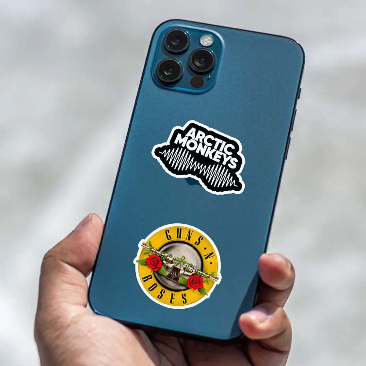 Classic Rock Band Stickers Pack of 52 – Stickerly