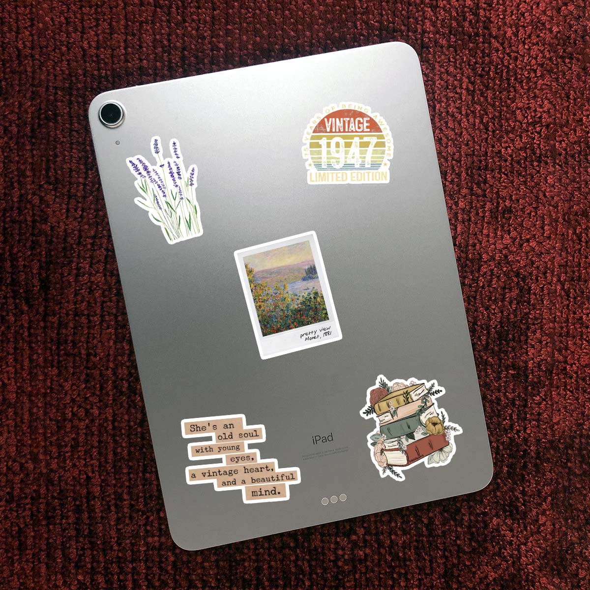 Vintage Aesthetic Laptop Stickers Pack of 53